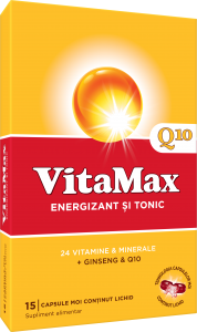 Vitamax Q10 15 cps front