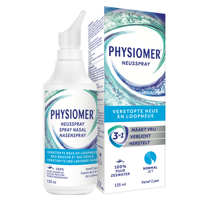 PHYSIOMER® Normal Jet Neusspray bottle and Pack