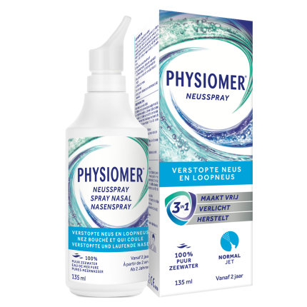 PHYSIOMER® Normal Jet Neusspray bottle and Pack