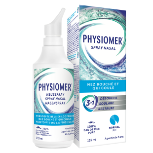 PHYSIOMER® Normal Jet Neusspray pack and Bottle