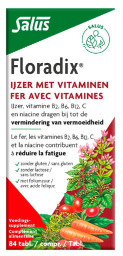 Floradix ijzer tabletten