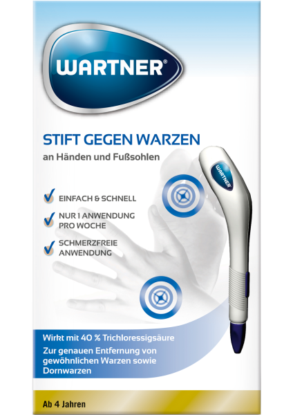 Stift gegen Warzen