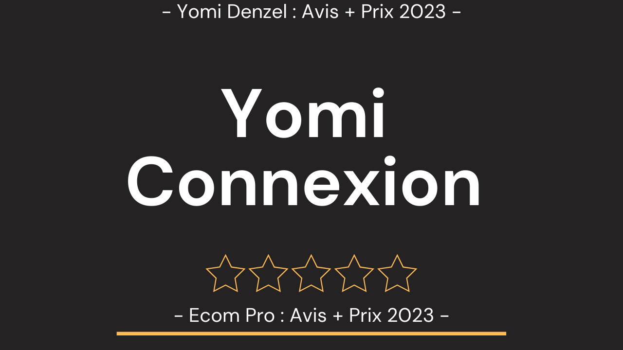 Formation E Commerce Yomi Denzel