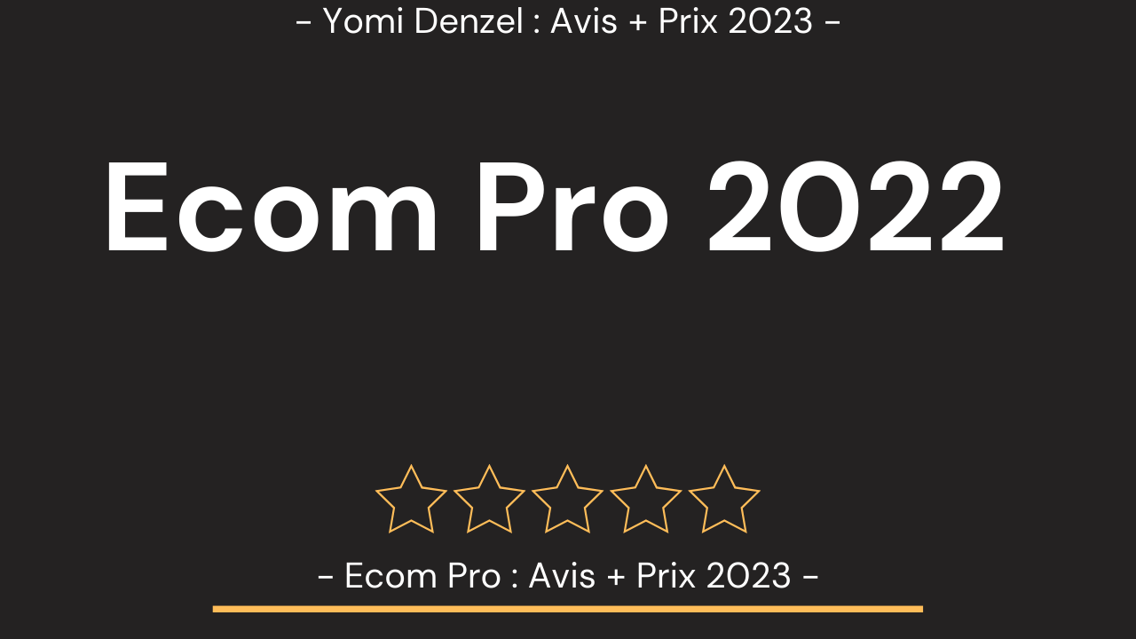 Formation Yomi Denzel Prix