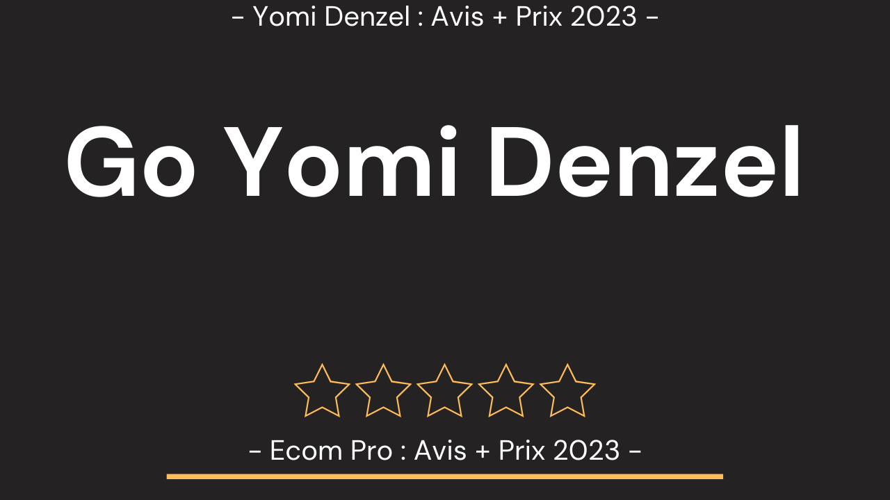 Yomi Denzel Arnaque
