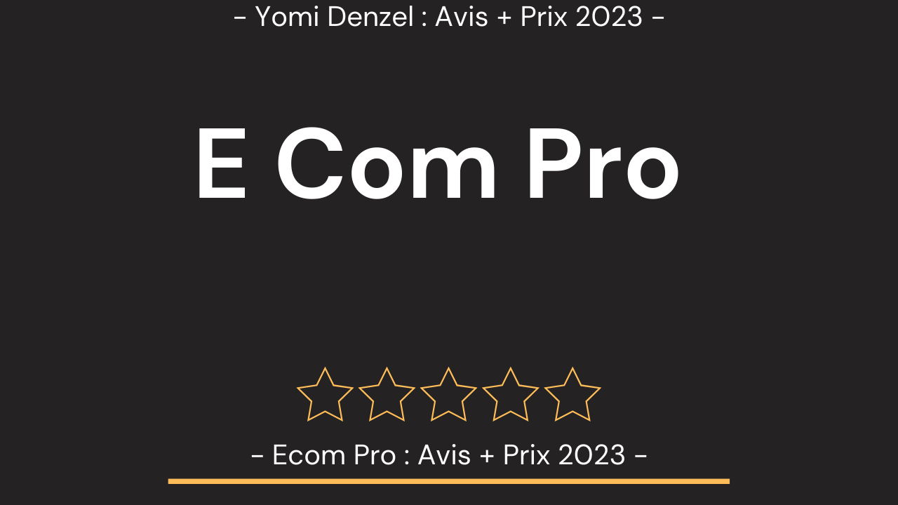 Formation Ecom Pro Avis