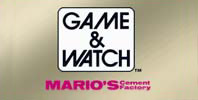 Game & Watch: Mario's Cement Factory