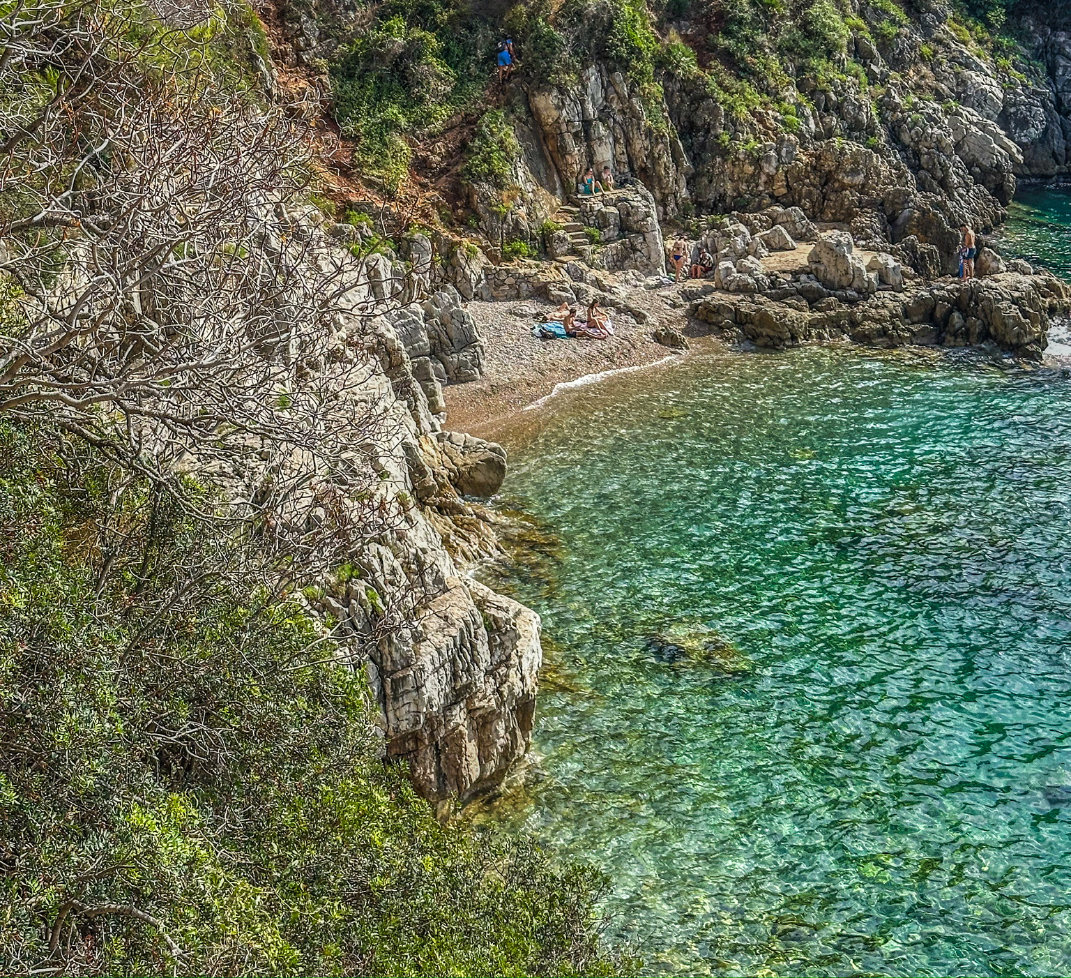 Sentier littoral Saint Jean Cap Ferrat 