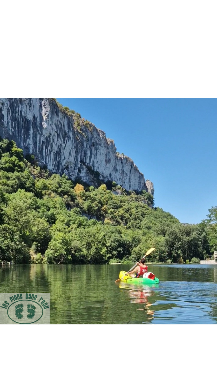 Les pieds dans l'eau location de canoë kayak dans les Gorges de l'Aveyron