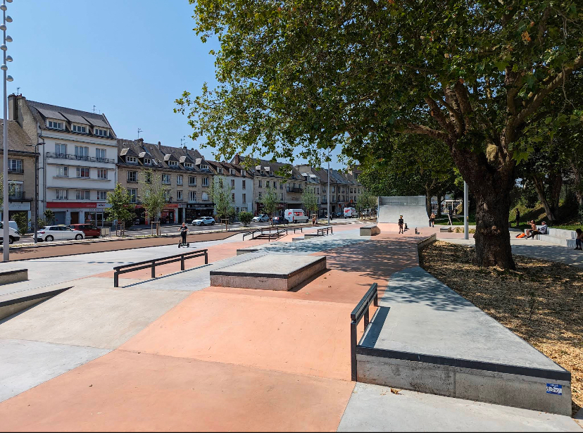Skate parc, Rue d'Auge