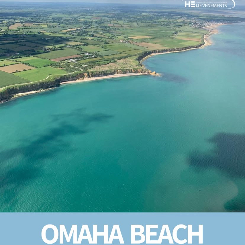 Les plages du débarquement en hélicoptère