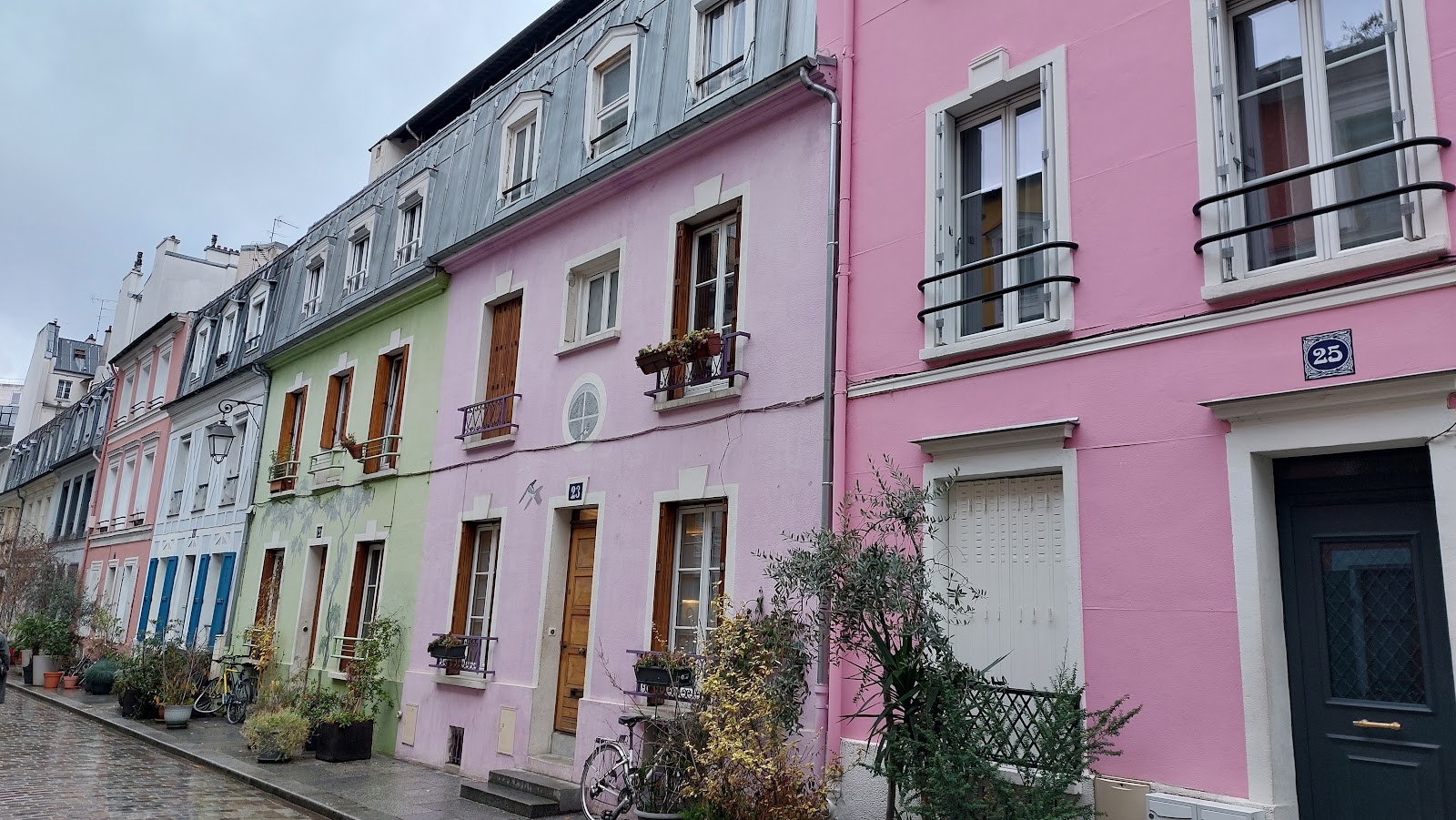 Photo 4 de Maisons colorées de la rue Cremieux