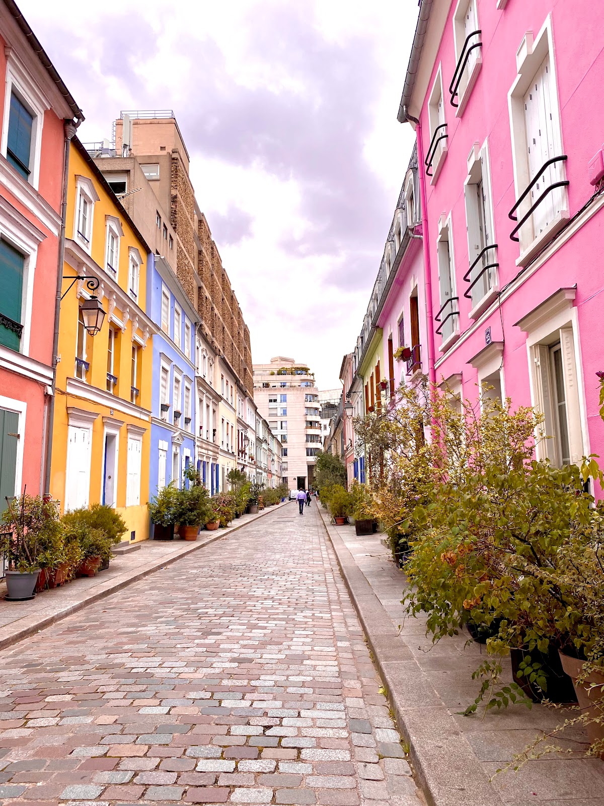 Photo 1 de Maisons colorées de la rue Cremieux