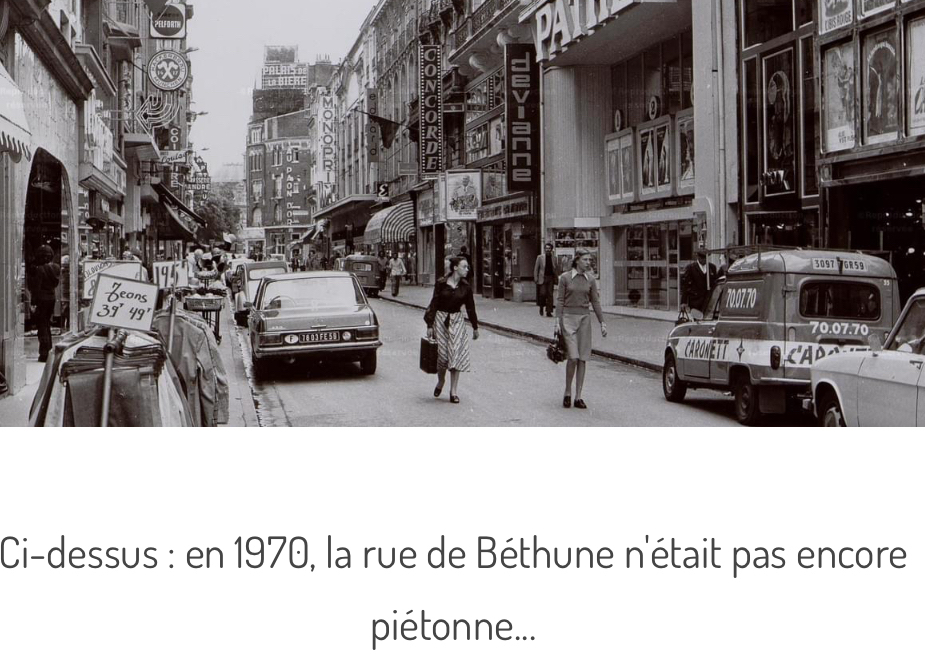 Photo 2 of Une pétanque géante rue de Bethune en 1970