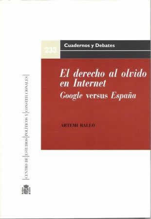 Derecho al olvido en internet