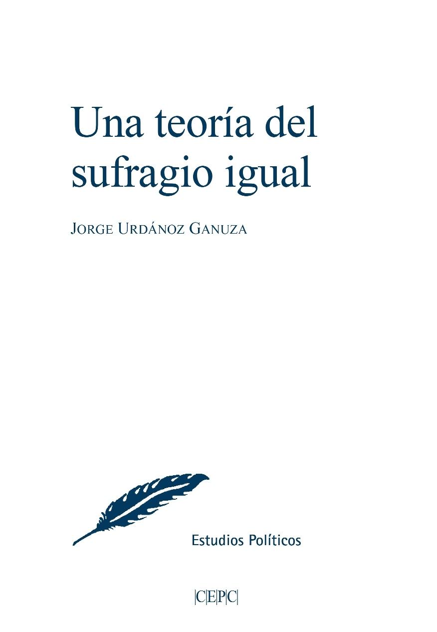 Una teoría del sufragio igual - ISBN: 9788425918766