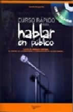 Curso rápido para hablar en público. - ISBN: 9788431539788