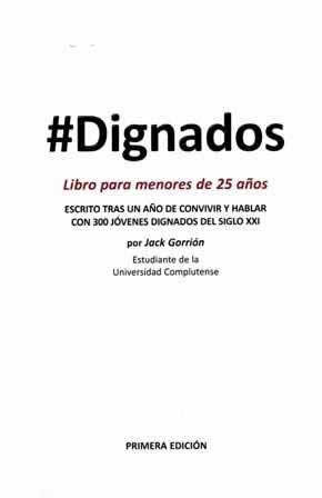Dignados. Libro para menores de 25 años. - ISBN: 9788492075867