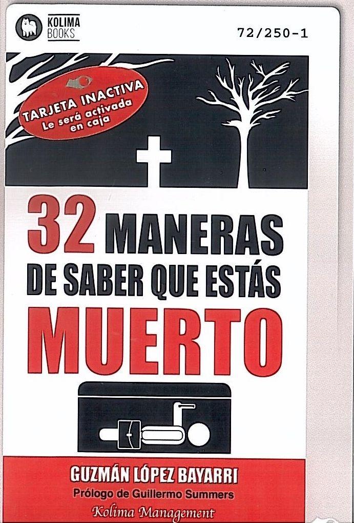9788494154027 - 32 Maneras de saber que estás muerto. (Ebook)