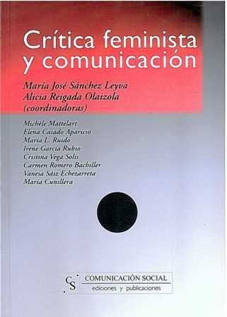 Crítica feminista y comunicación. - ISBN: 9788496082397