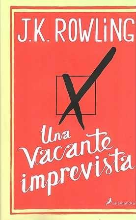 Una vacante imprevista. - ISBN: 9788498384925