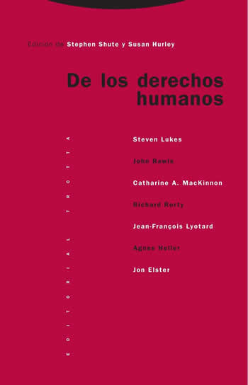 De los derechos humanos. Las conferencias Oxford Amnesty de 1993. - ISBN: 9788498798173