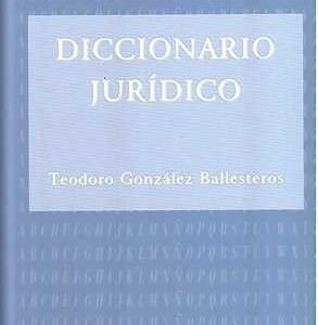 Diccionario jurídico. - ISBN: 9788499822273