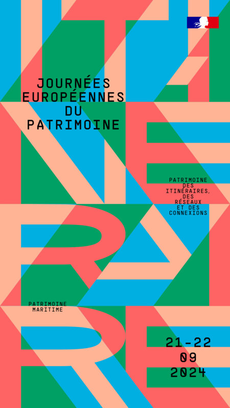 visuel national des journées européennes du patrimoine 2024