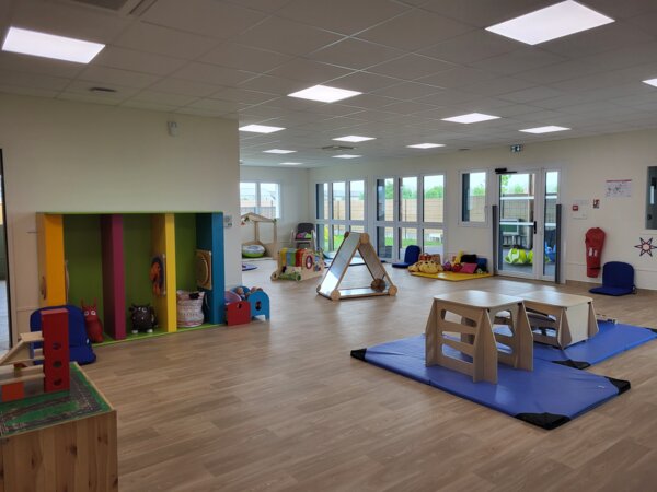 Photo : Intérieur salle de jeux crèche les P'tits Loups