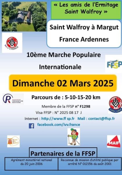 Affiche : 10ème Marche Populaire Internationale