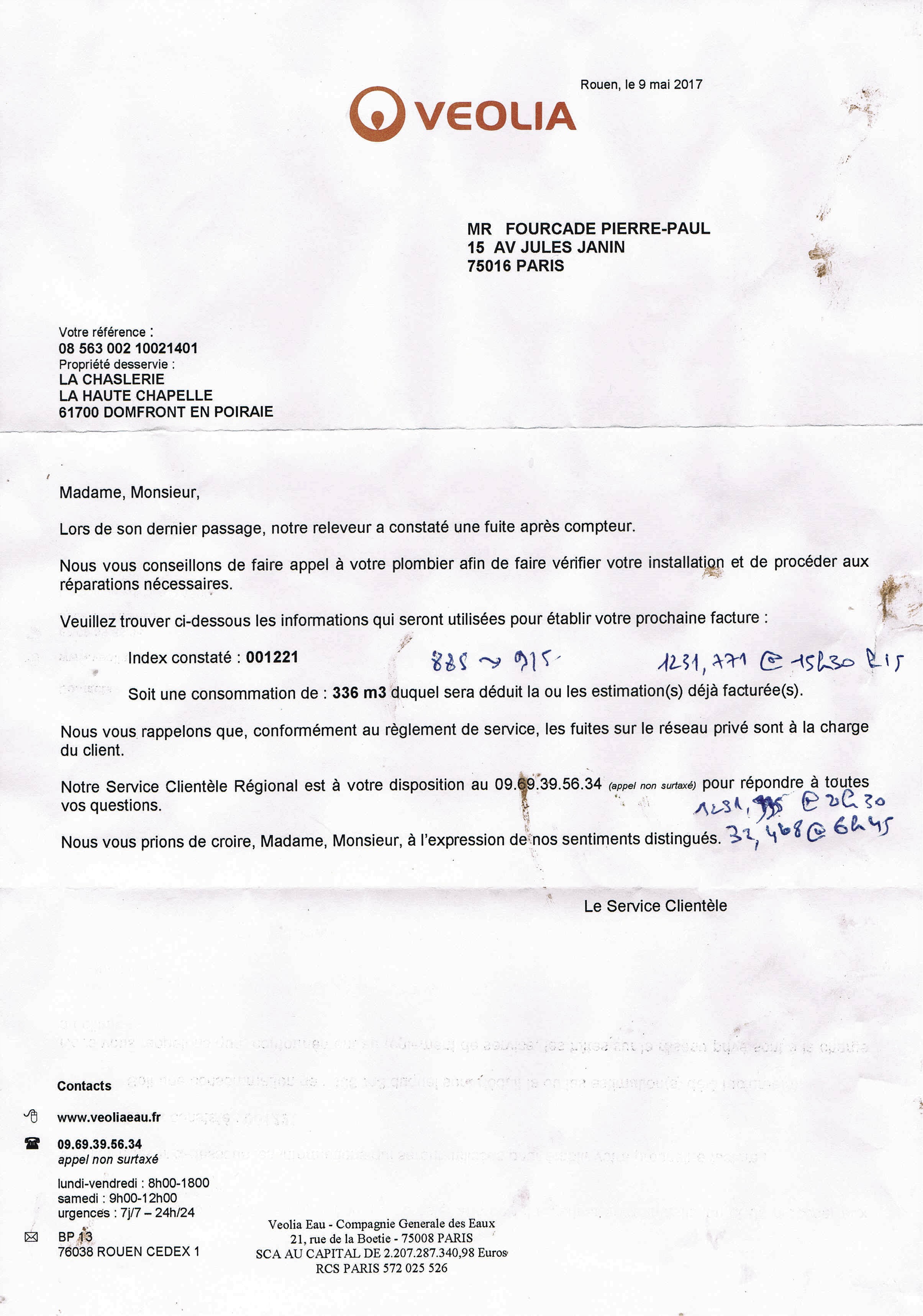 louer canard collection veolia fuite apres compteur La Flèche Dénudé Plissé