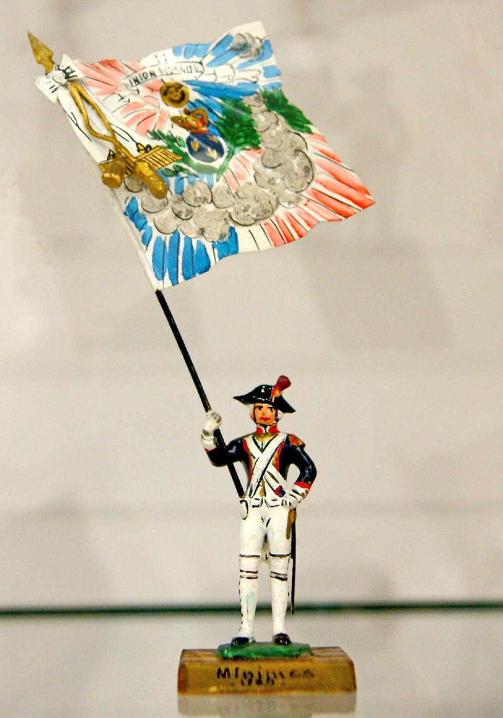 Soldat de plomb exposé au Musée de l'Armée.