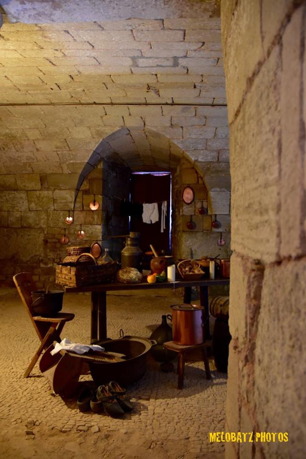 Au château de Hautefort.