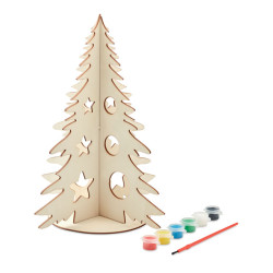 Photo de Sapin de noël en bois à assembler