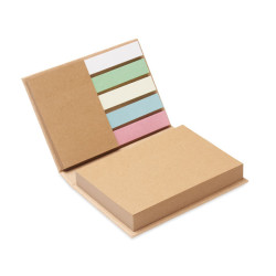 Photo de Bloc post-it en carton recyclé à couverture rigide