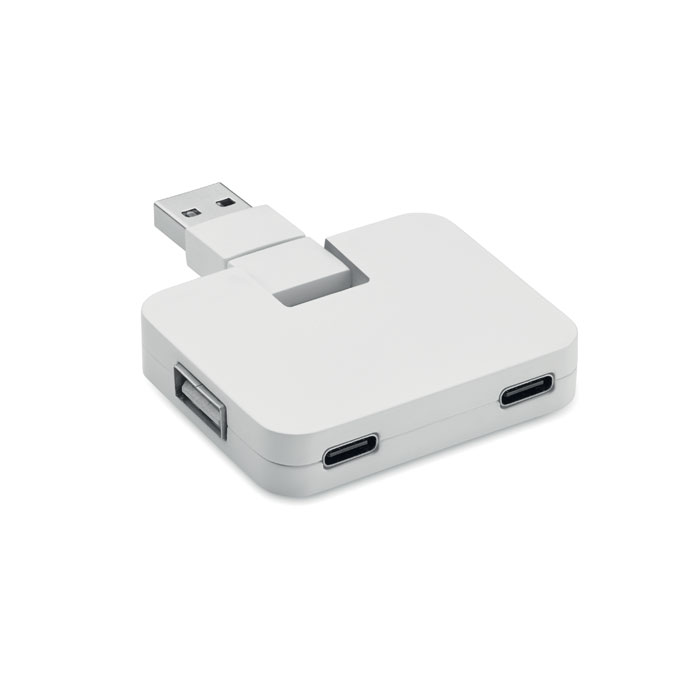 Hub USB 4 ports et câble 20cm
