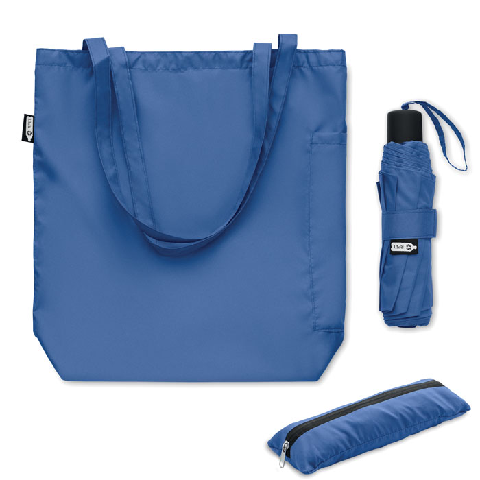 Parapluie tempête 3 plis de 21 pouces avec totebag