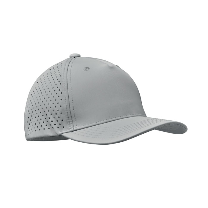 Casquette baseball 5 panel dont 4 panel perforés en polyester