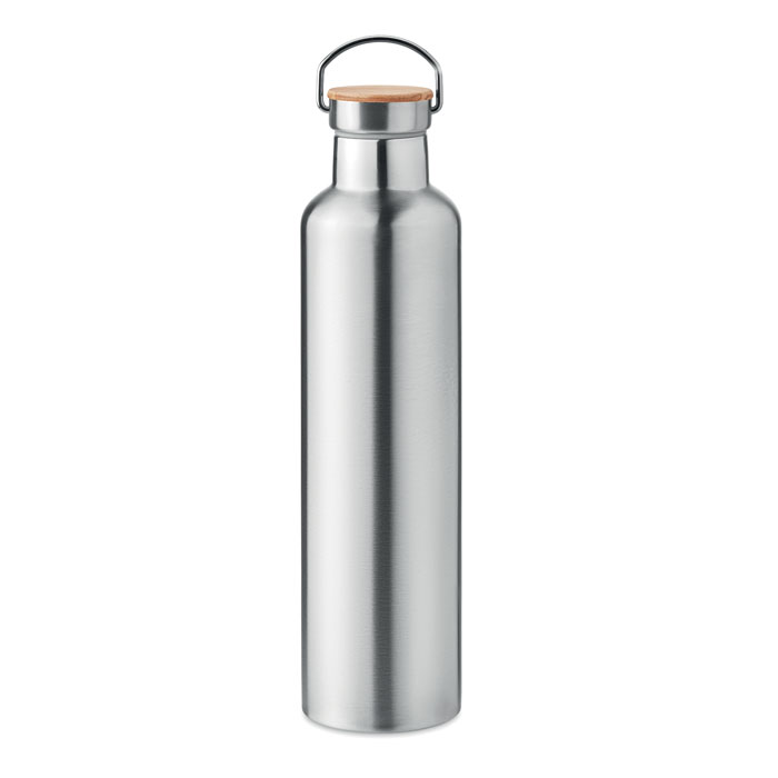 Bouteille 1000 ml isotherme bouchon bambou