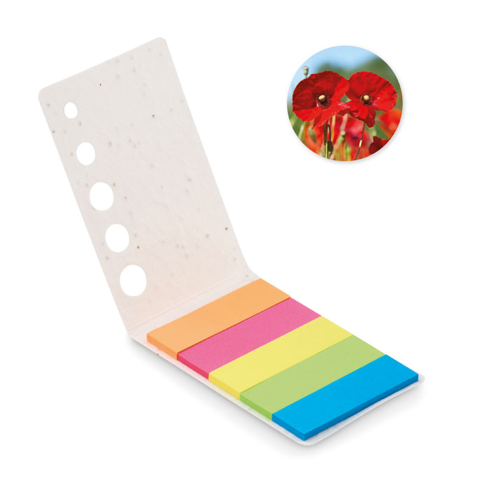 Bloc marqueurs adhésifs couverture à planter
