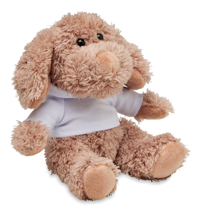 Peluche chien avec un pull