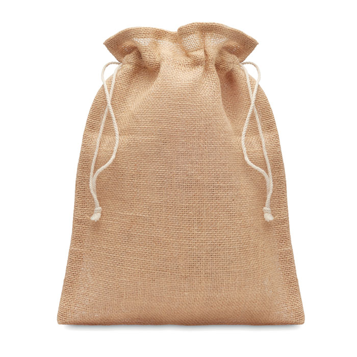 Sac cadeau en jute petit format