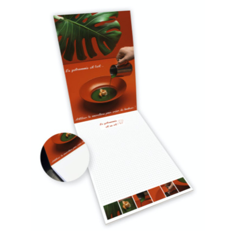 Blocs-notes plusieurs formats couverture souple