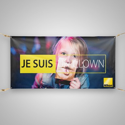 Bâche publicitaire