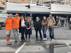 Départ transatlantique catamaran : au revoir à la famille et aux amis