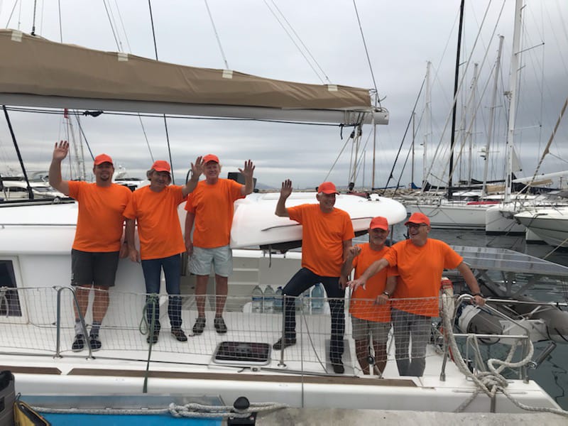 Départ transatlantique catamaran