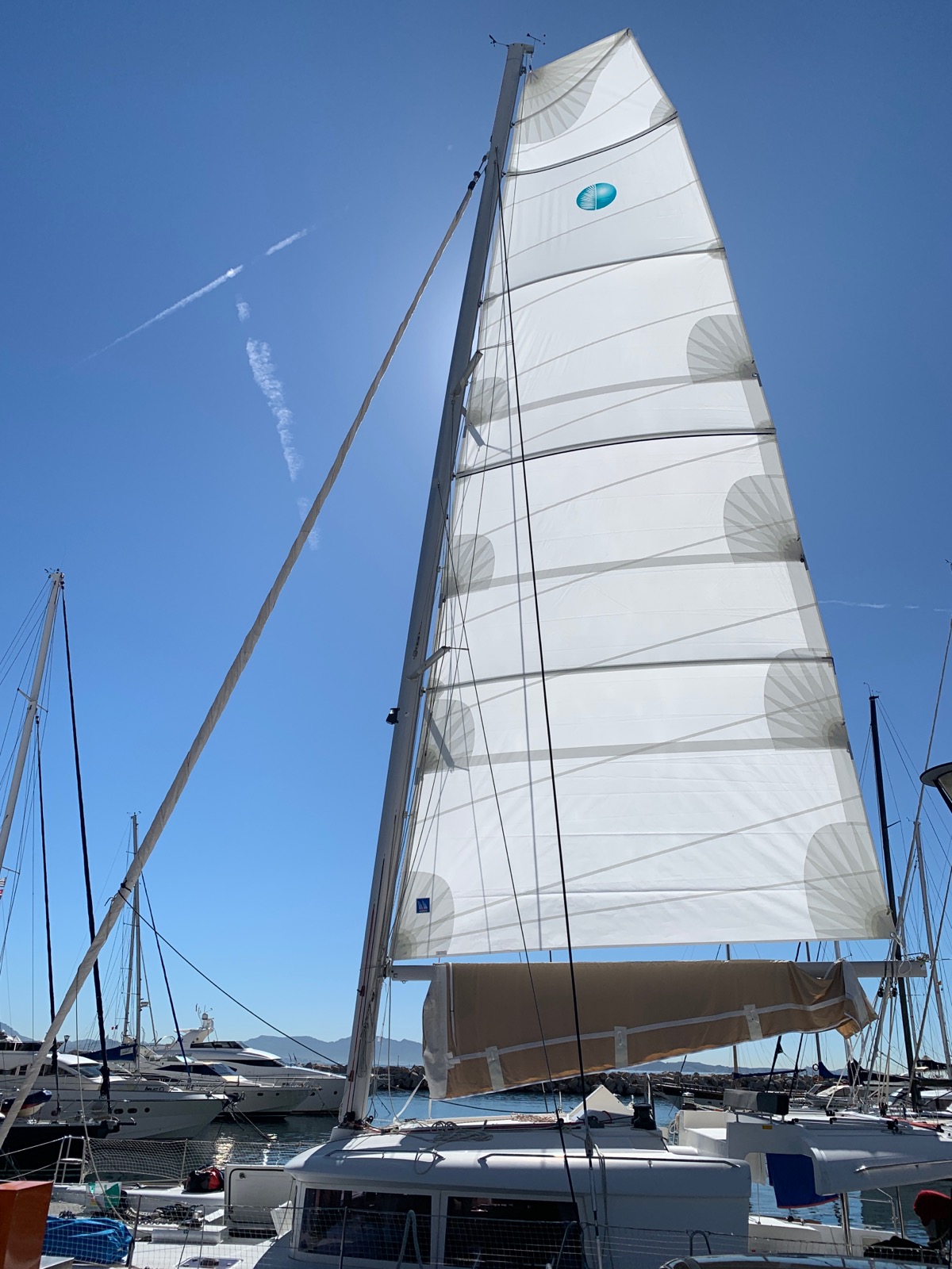 Préparation catamaran transatlantique