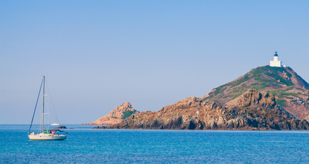 îles sanguinaires Ajaccio Corse Voile Tour de Corse 