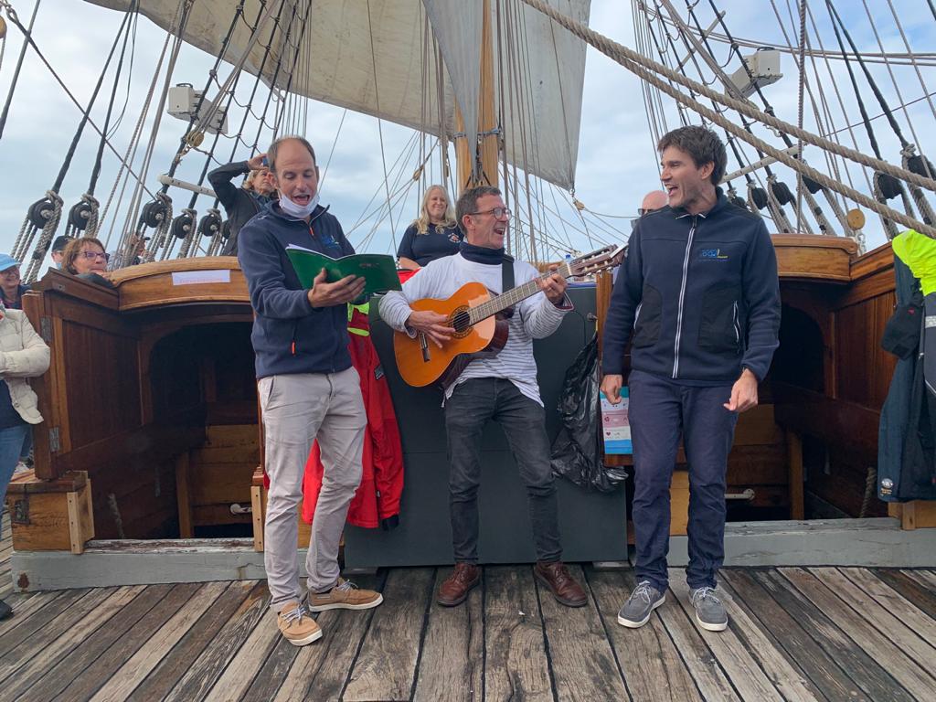 Navigation sur un 3 mâts, le grand voilier Le Français