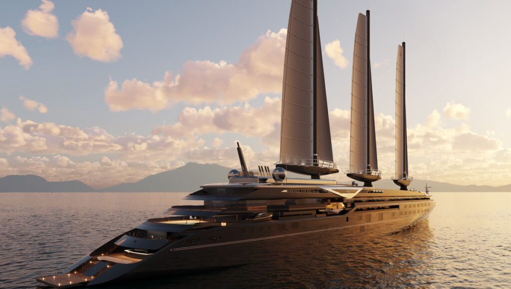 paquebot à voile du futur